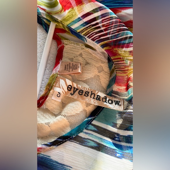 Eyeshadow T Shirt Lace Back Size M - Picture 3 of 3